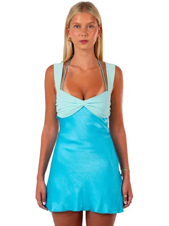 I Am Delilah Ariel Mini Dress Sapphire Size 10 - Image 3