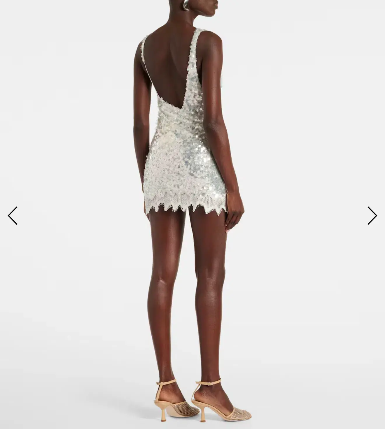 Christopher Esber Opaline Sequin Mini Dress Size AU 6 - Image 2