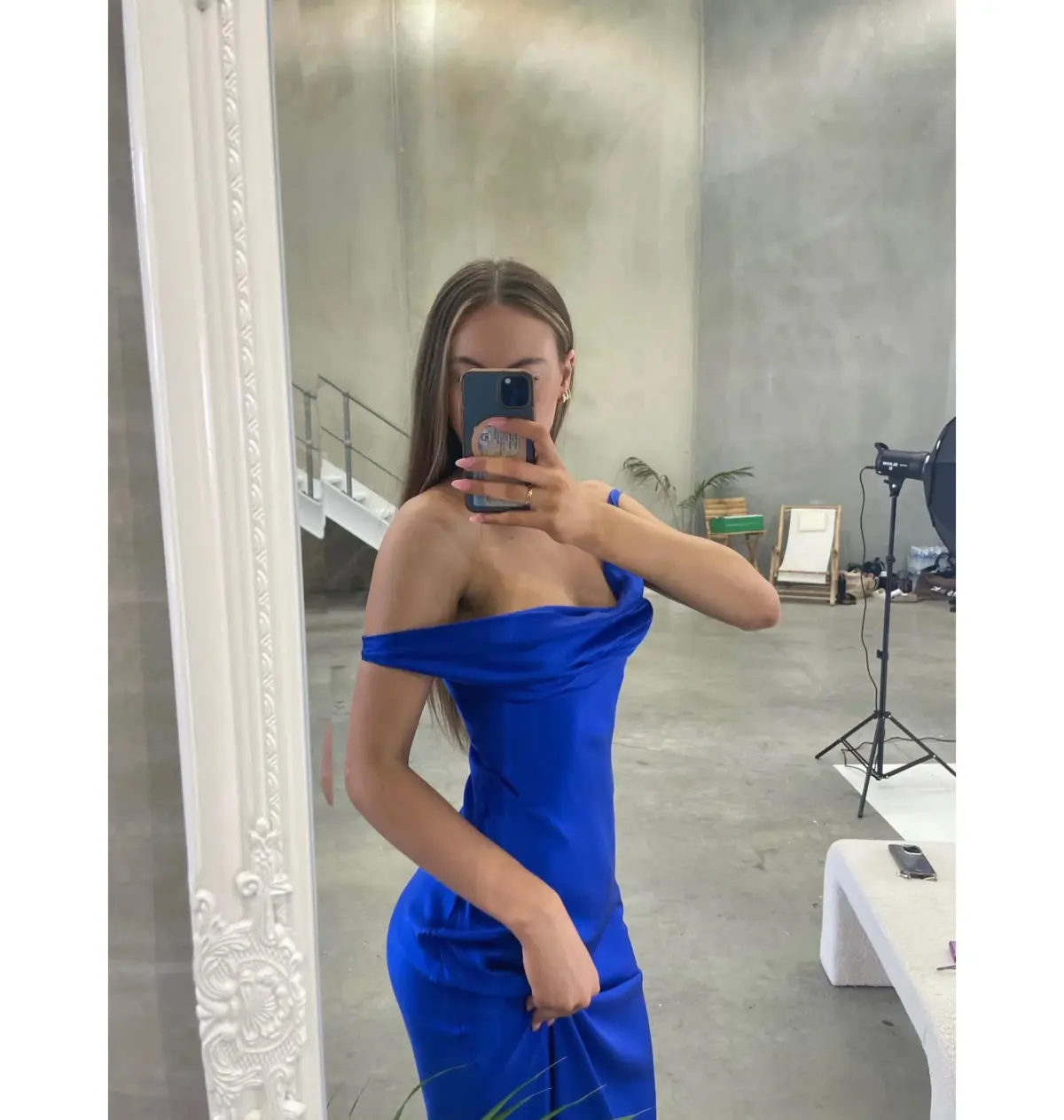 Natalie Rolt Monika Gown Electric Blue Size 0 / AU 6 - Image 1