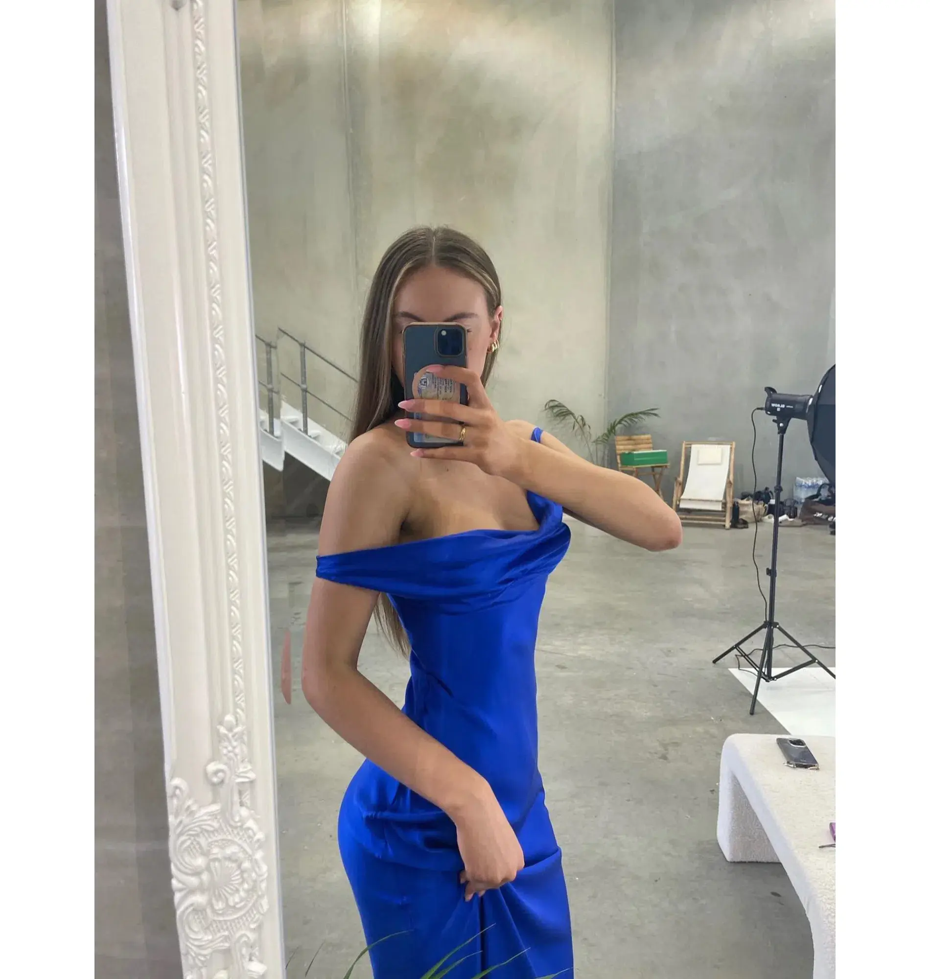 Natalie Rolt Monika Gown Electric Blue Size 1 / AU 8 - Image 1