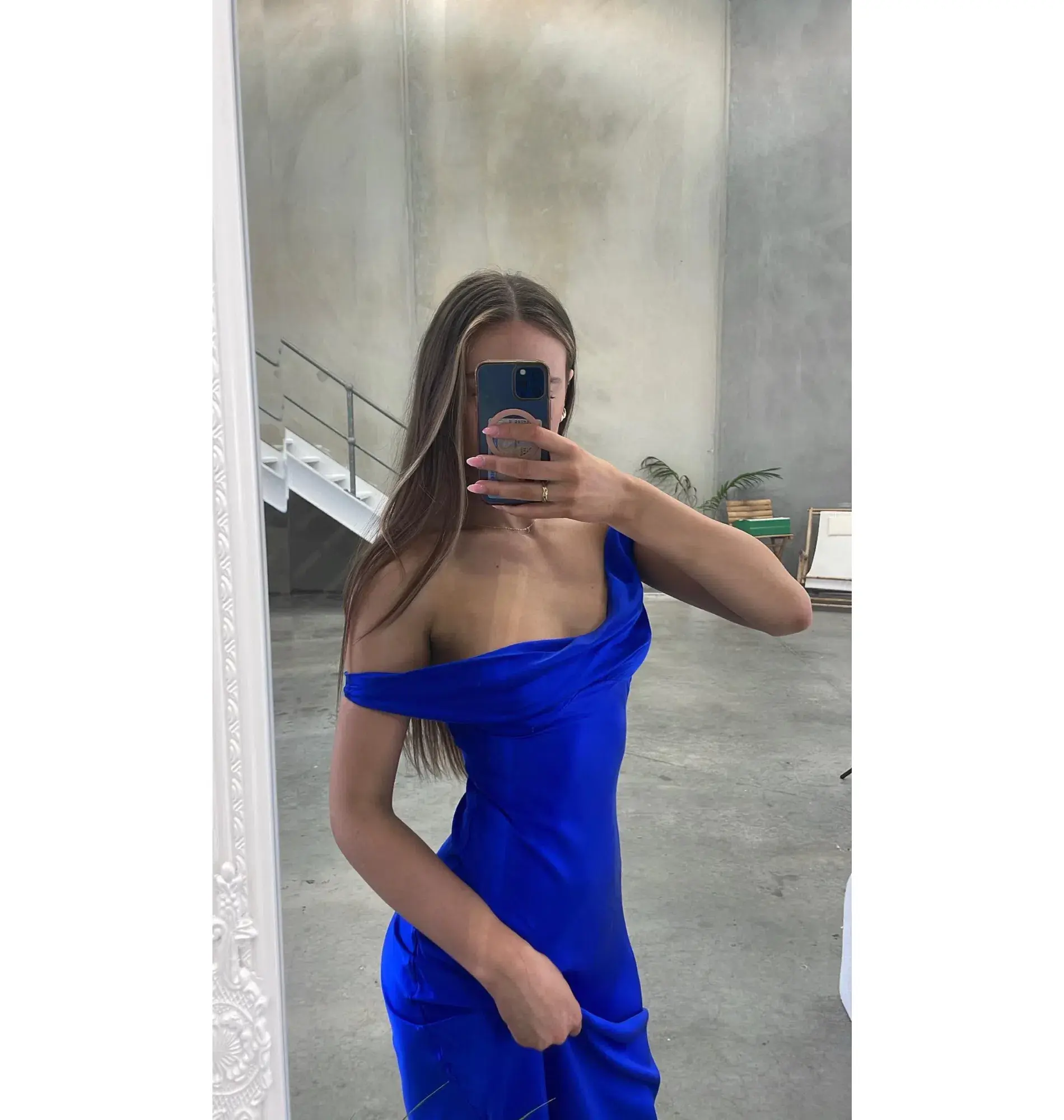 Natalie Rolt Monika Gown Electric Blue Size 1 / AU 8 - Image 2