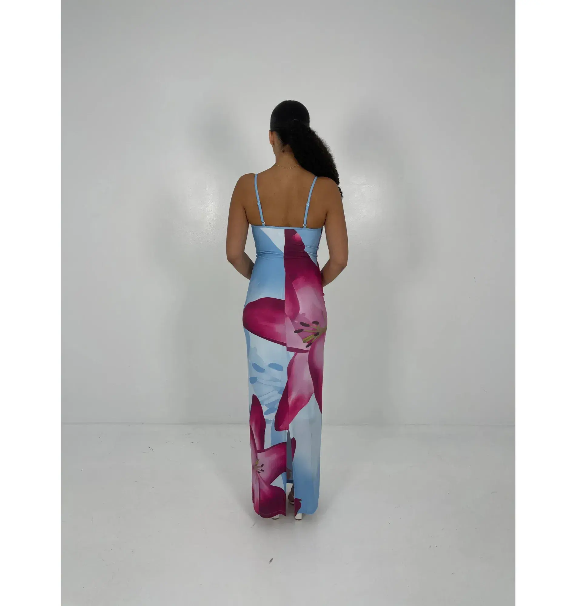 With Harper Lu Sky Lily Slip Maxi Dress Floral Size XS / AU 6 - Image 2