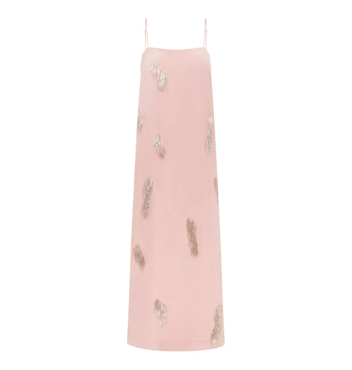 Alemais Cindy Embellished Slip Dress Pink Size AU 6  - Image 4