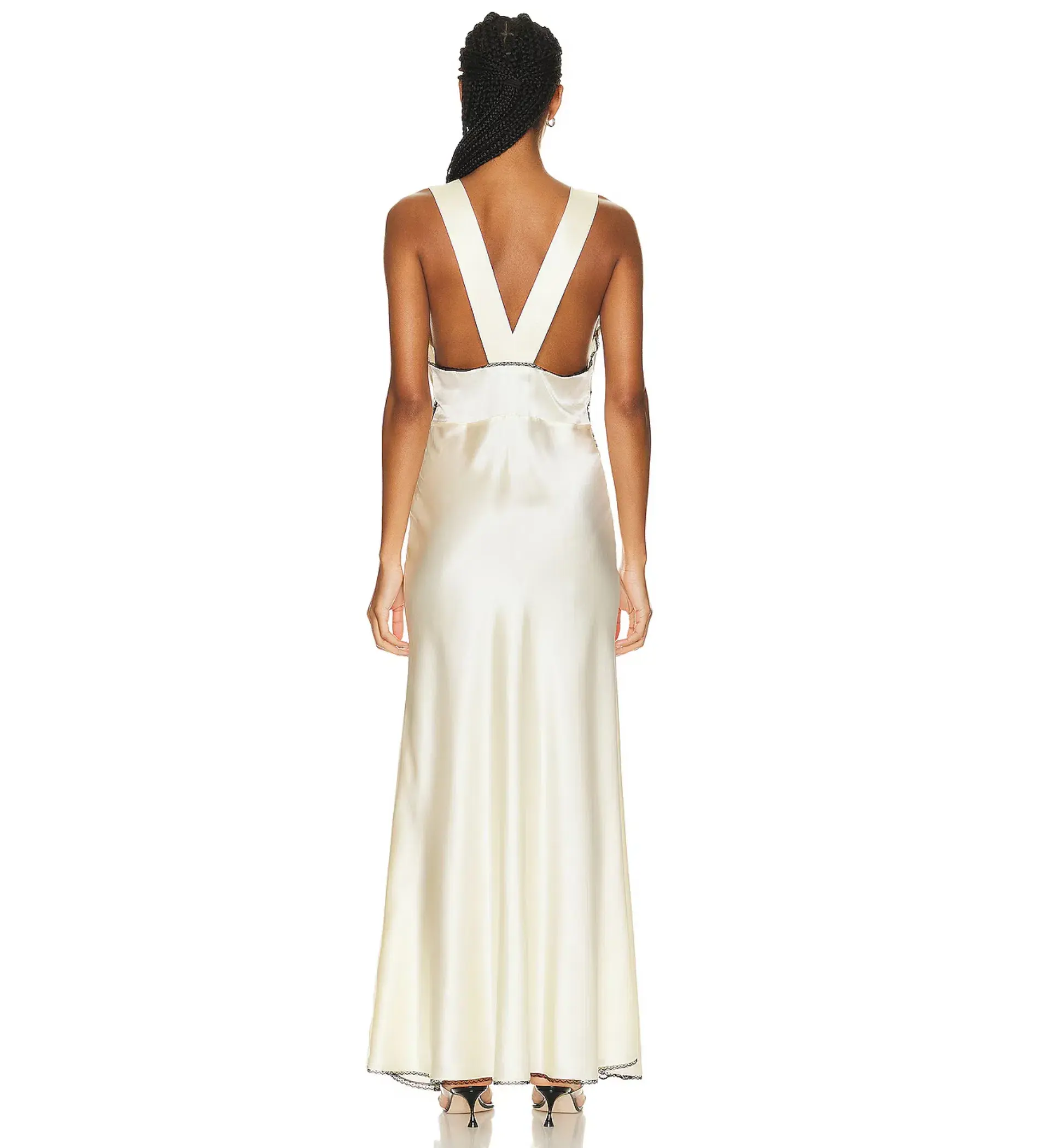 Sir The Label Aries Cut Out Gown – Cream, Size 8 - Image 3