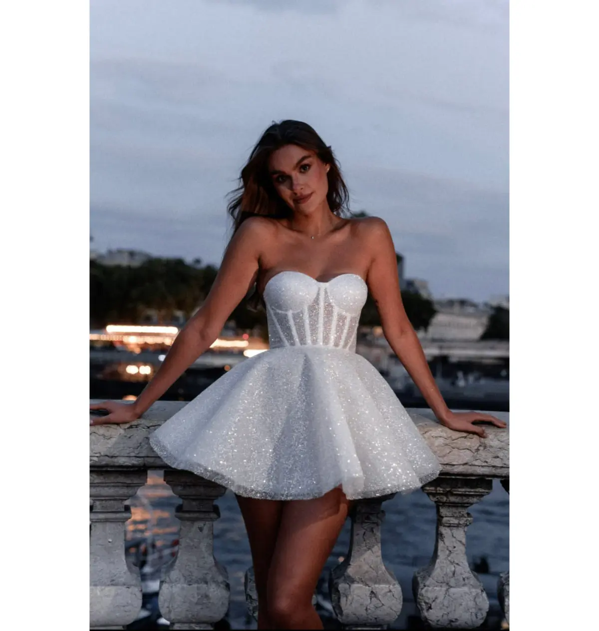 Rosie Etienne Emmelie Dress White Size XS / AU 6 - Image 3