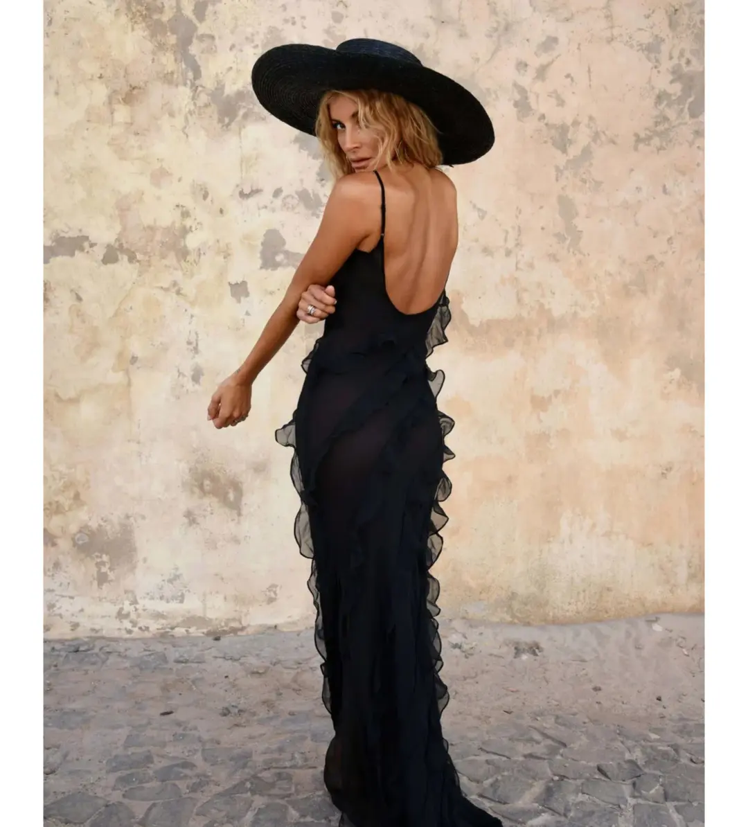 Rat & Boa Selena Maxi Dress Black Size XXS/AU 4 for rent on The Volte - main image