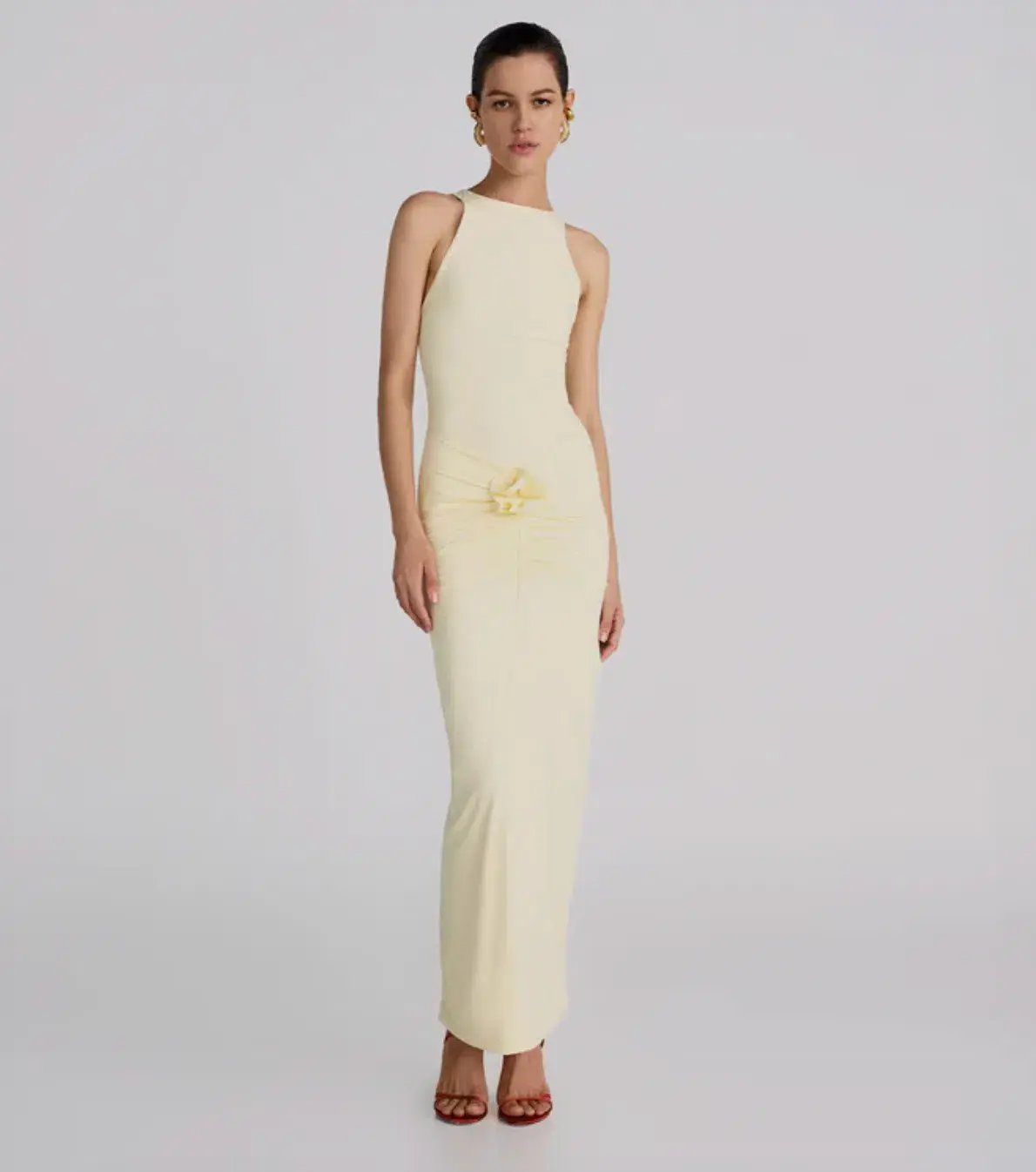 Maygel Coronel Vanilla Alquimia Midi Dress in Yellow Size XS / AU 6 - Image 1