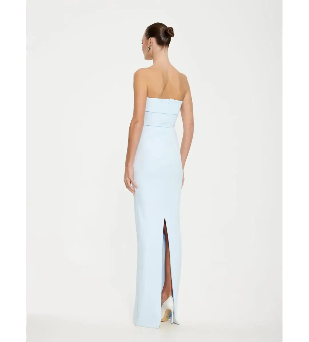 Effie Kats Monroe Gown Ice Blue Size AU 8 for rent on The Volte - main image