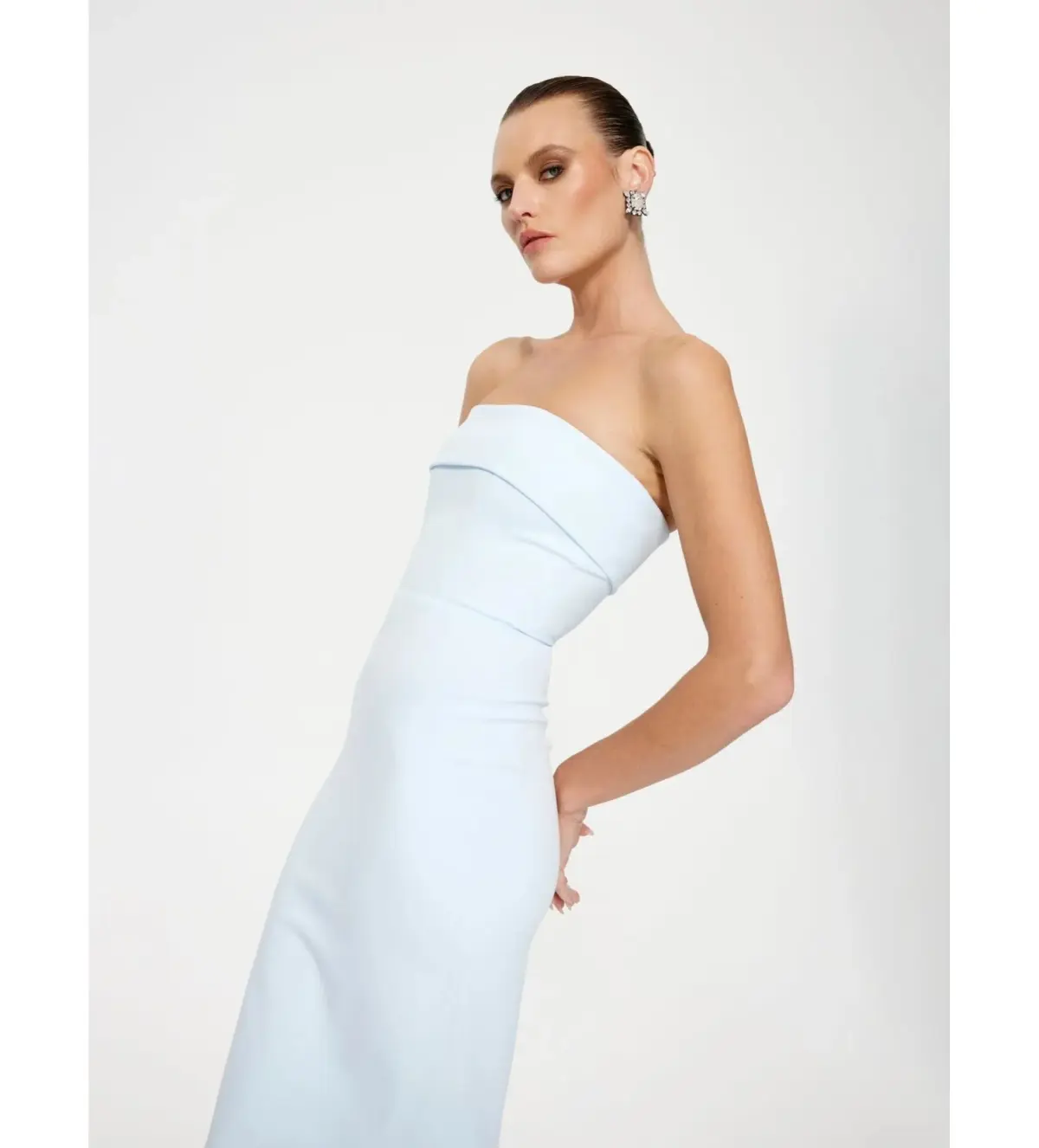Effie Kats Monroe Gown Ice Blue Size AU 8 - Image 4