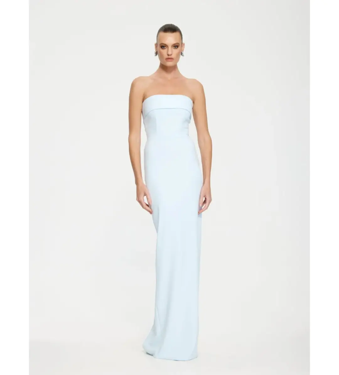 Effie Kats Monroe Gown Ice Blue Size AU 8 for rent on The Volte - main image