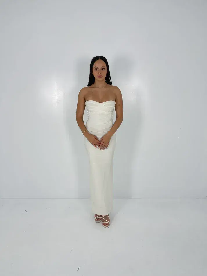 Herve Leger White Bandage Gown Size S / AU 8 - Image 1