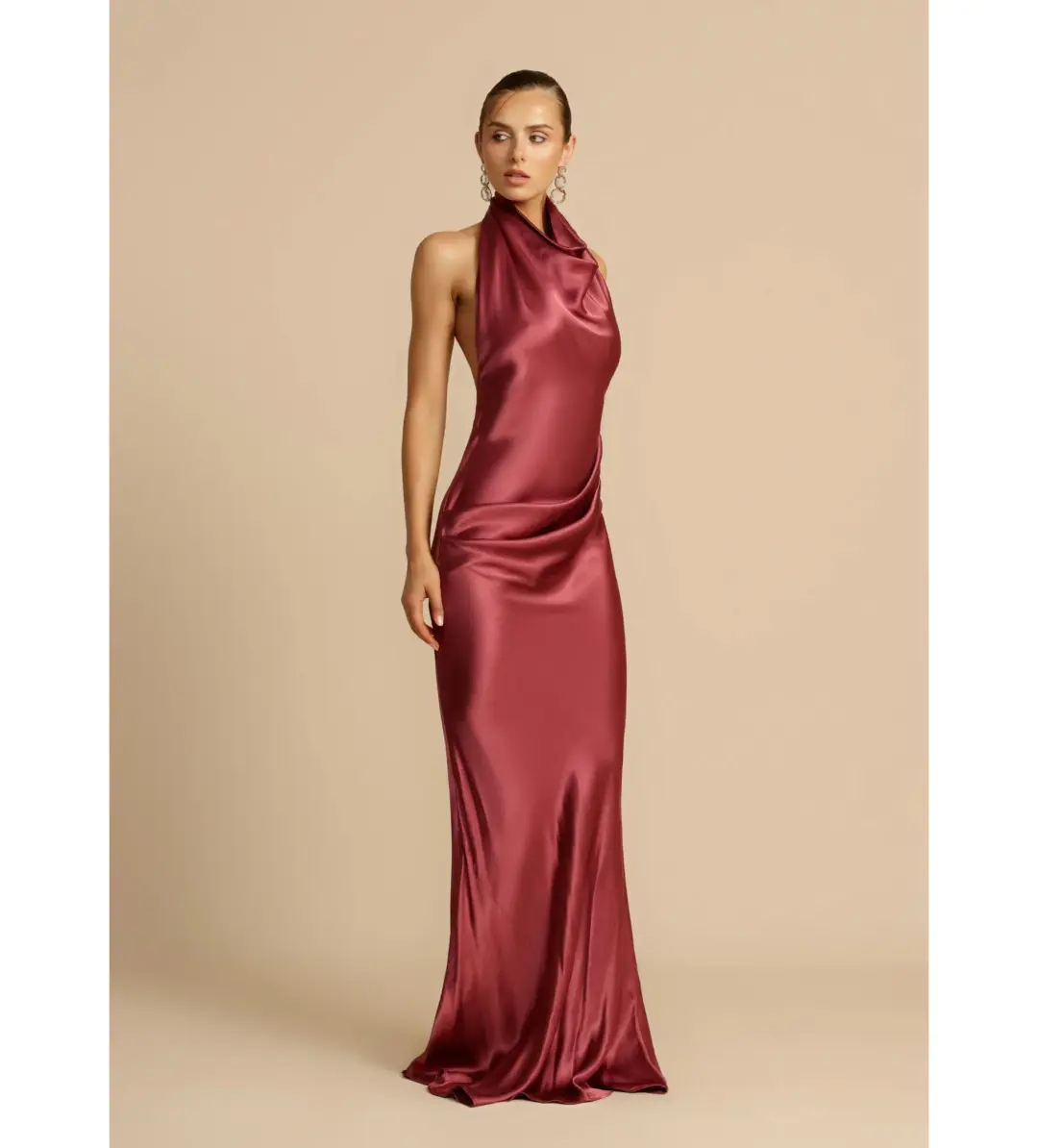 Arcina Ori Gaia Dress in Plum Size 8 for rent on The Volte - main image