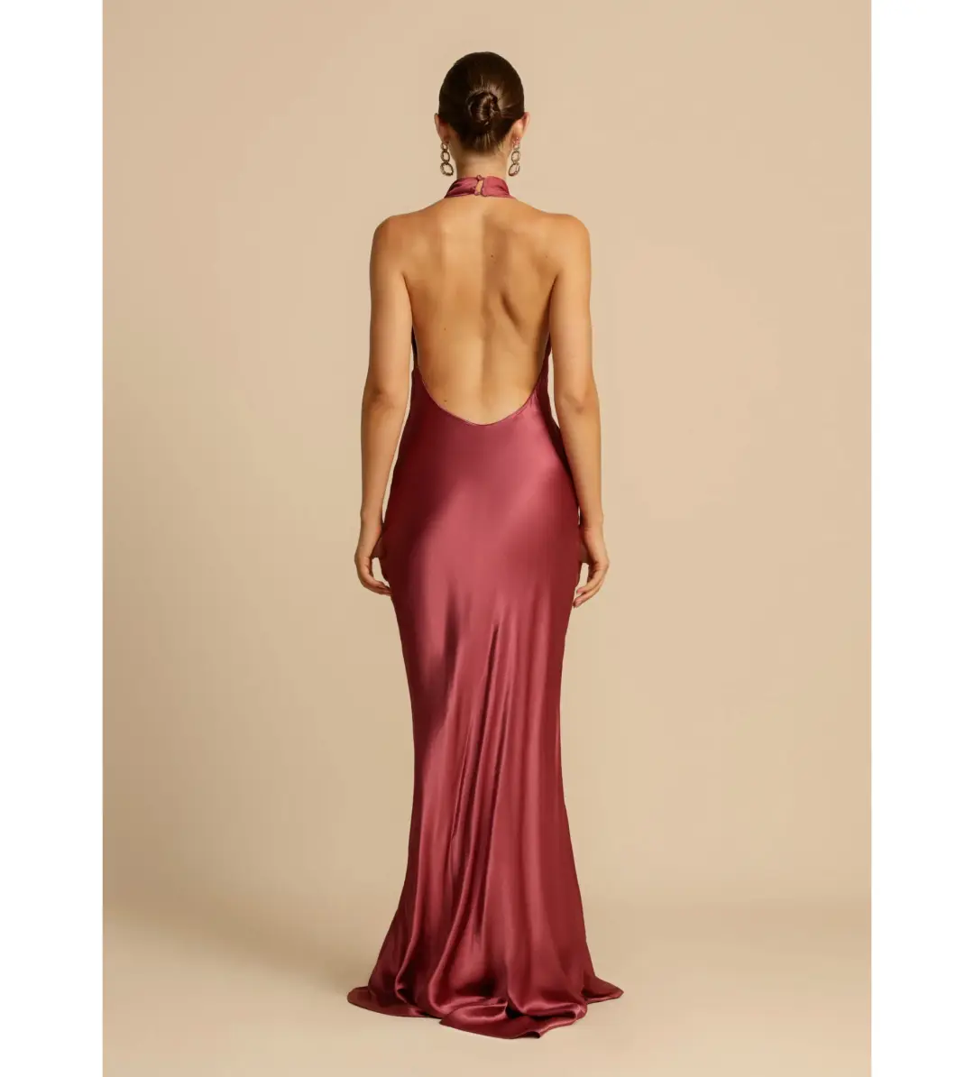 Arcina Ori Gaia Dress in Plum Size 8 for rent on The Volte - main image