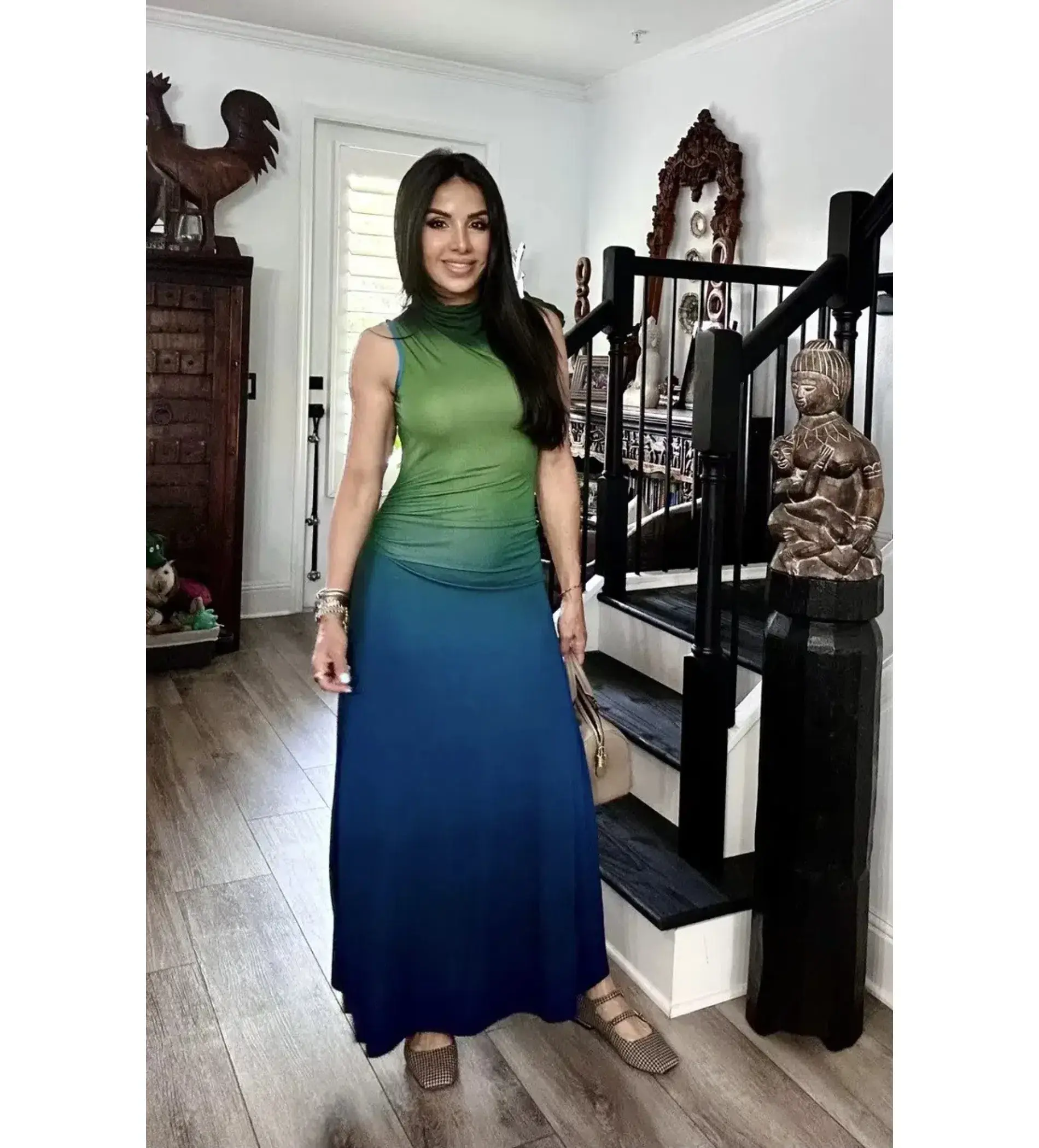 Simkhai Aldina Maxi Dress Multi Size XL/AU 14 - Image 1