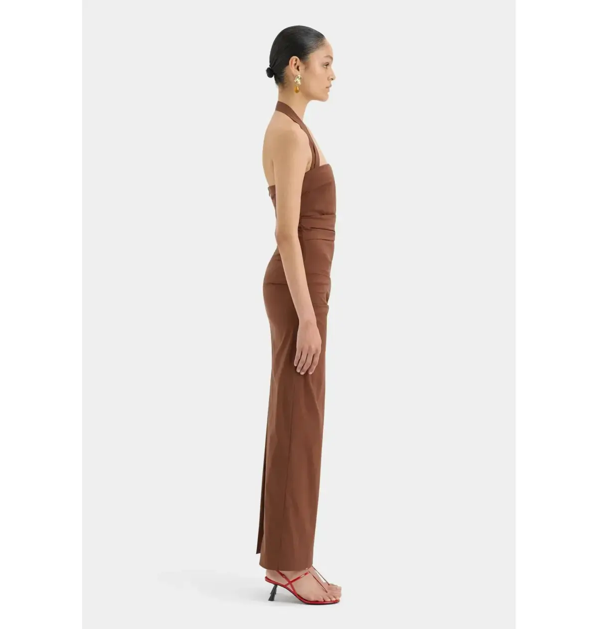 Sir the Label Nikki Gown in Brown Size 1 / AU 8 - Image 3