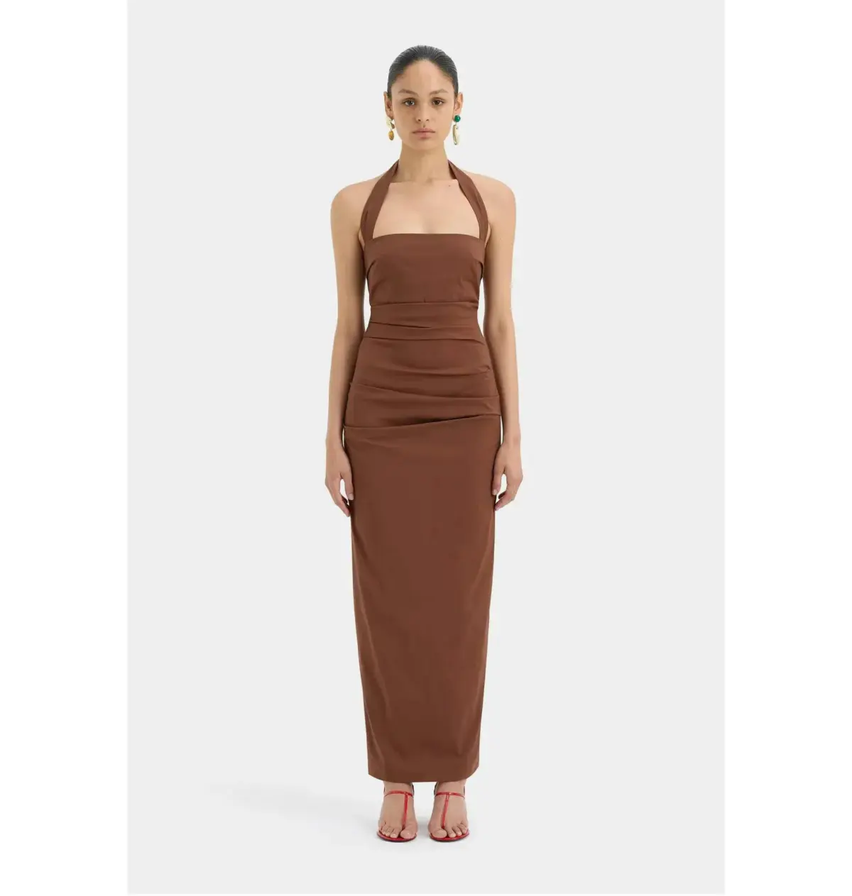 Sir the Label Nikki Gown in Brown Size 1 / AU 8 - Image 1
