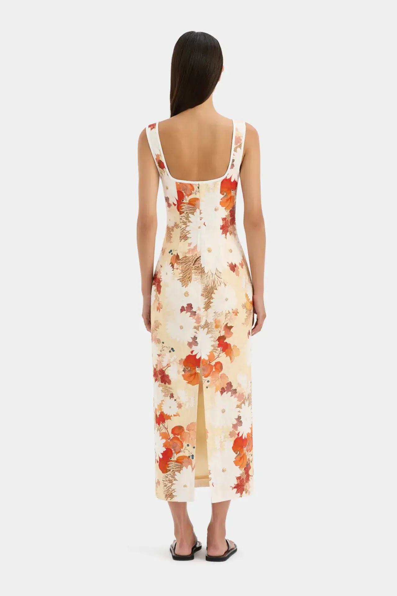 Sir The Label Jessamine Midi Dress Floral Size 10 - Image 4