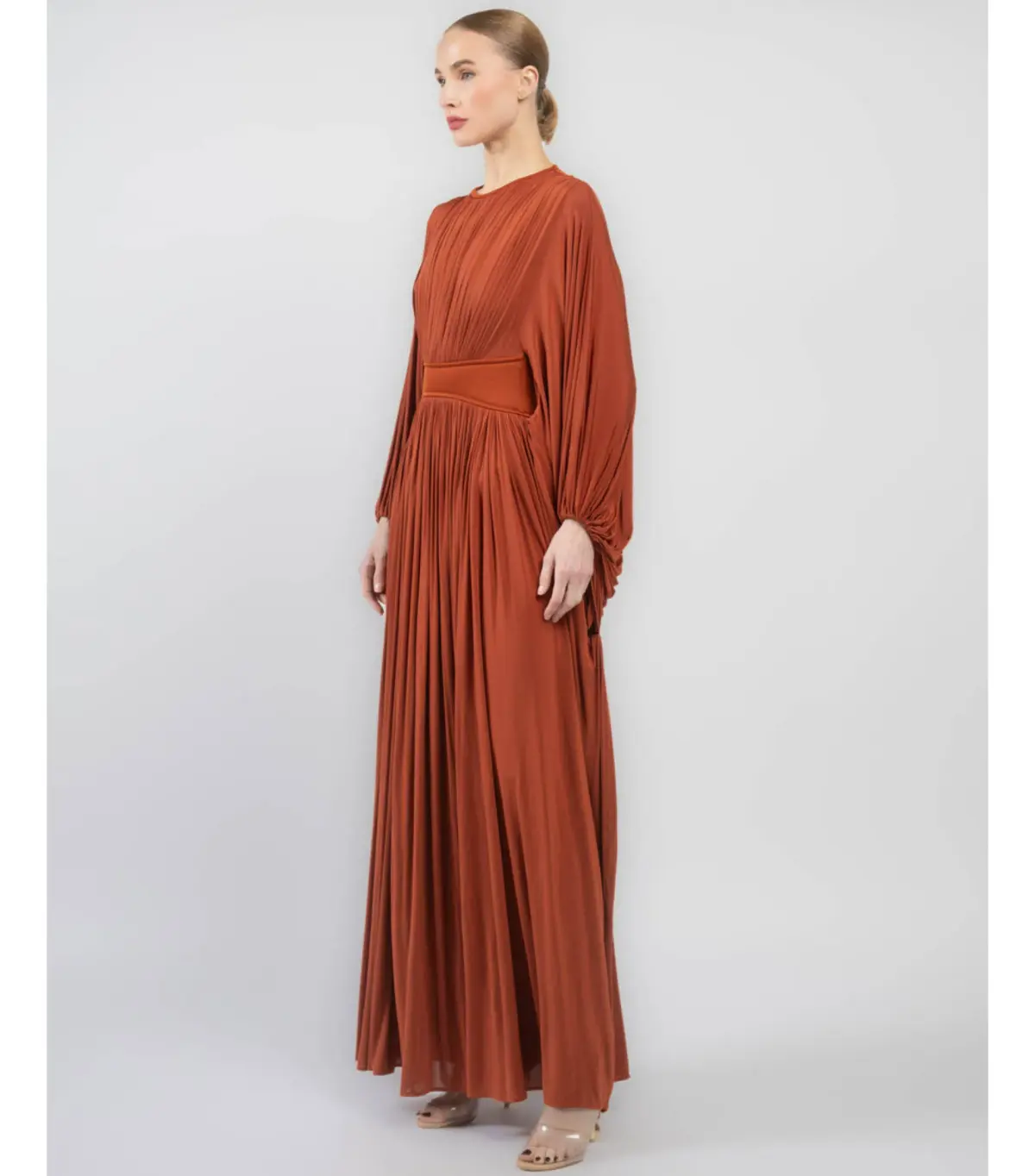 Zimmermann Illuminate Batwing Maxi Dress in Rust Size 2 / AU 12 - Image 2