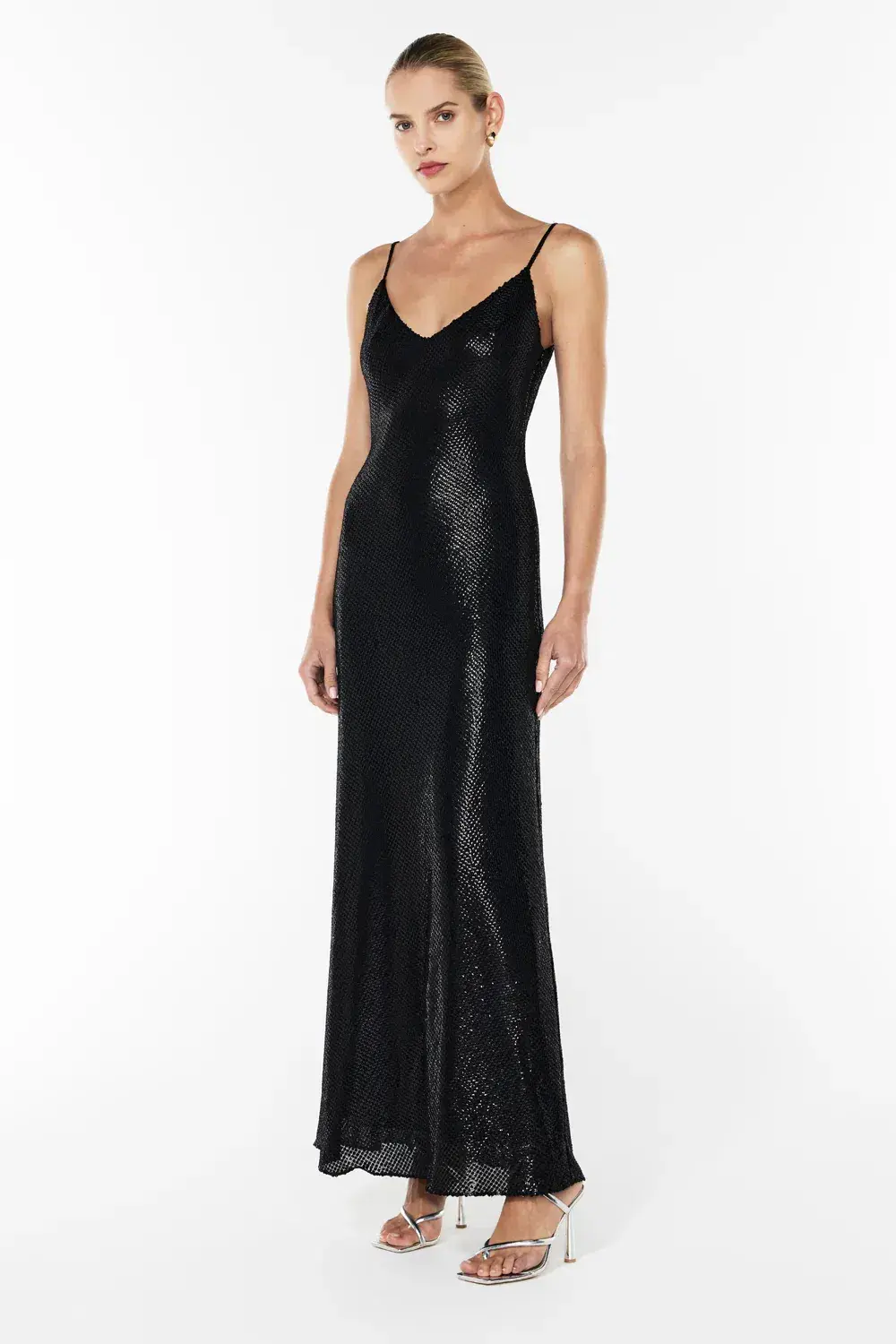 Manning Cartell High Voltage Slip Maxi Dress Black Size M / AU 10 - Image 2