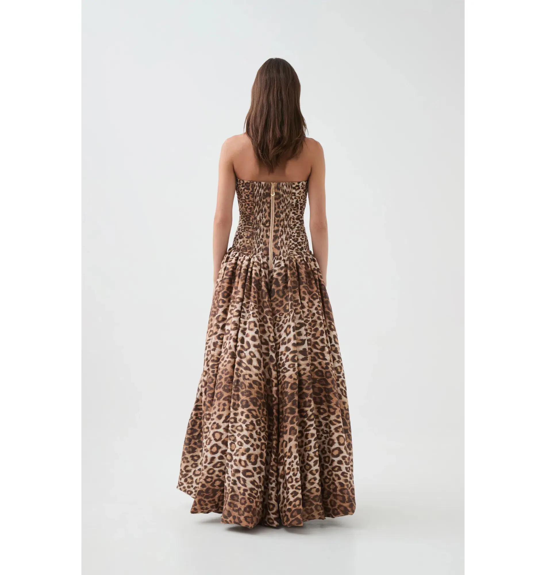 Aje Behold Maxi Dress Leopard Size 14 - Image 3