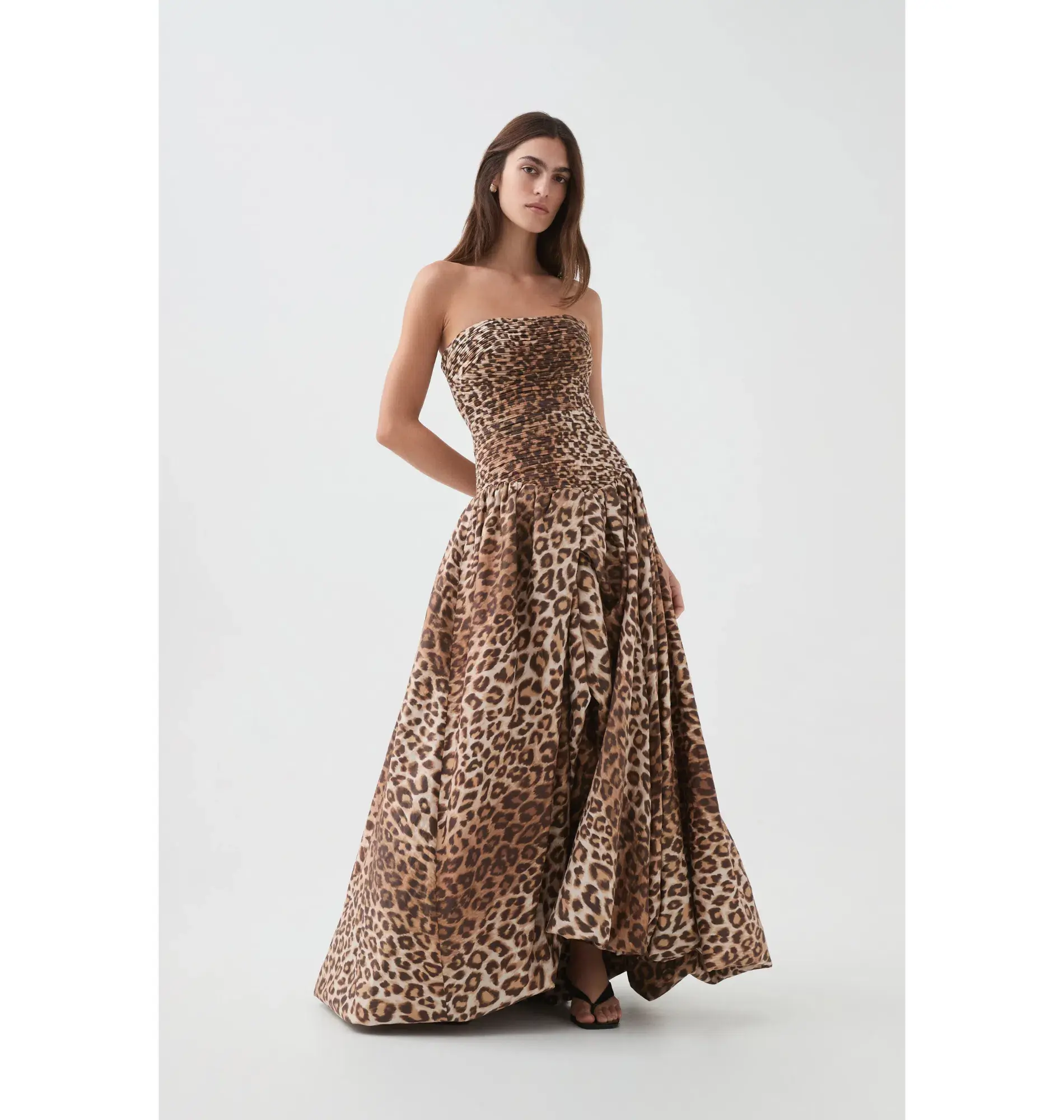 Aje Behold Maxi Dress Leopard Size 14 - Image 1