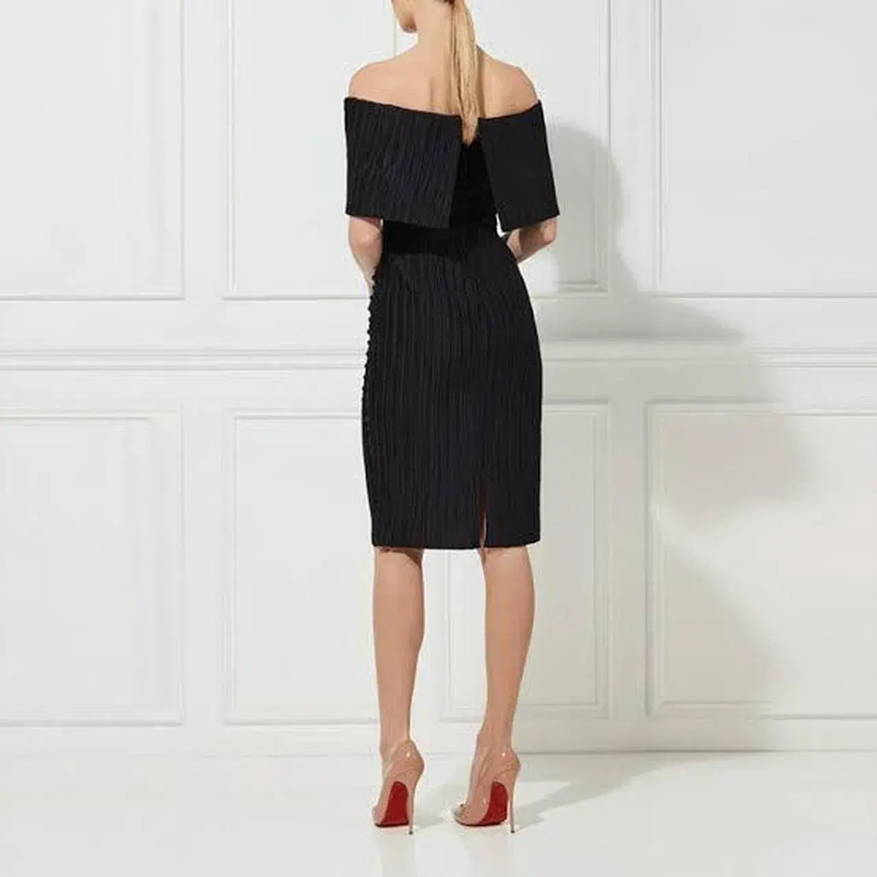 Misha Lily Midi Dress Black Size 8 - Image 2