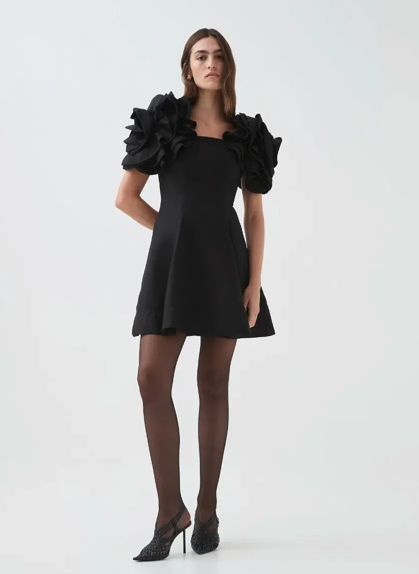Aje Twyla Mini Dress in Black Size AU 8 - Image 1
