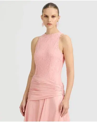 Sonya Moda "Dalia" Gown - Pink Size 6 - Image 4