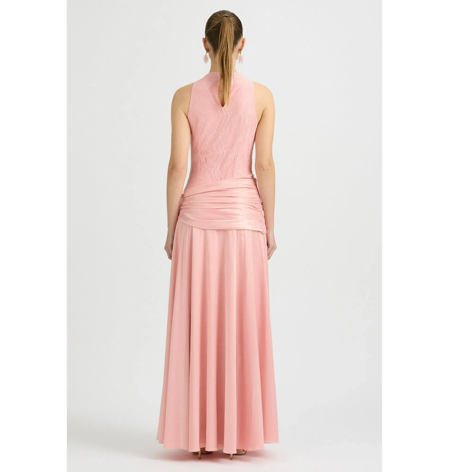 Sonya Moda Dalia Gown in Antique Rose Size AU 8 - Image 4