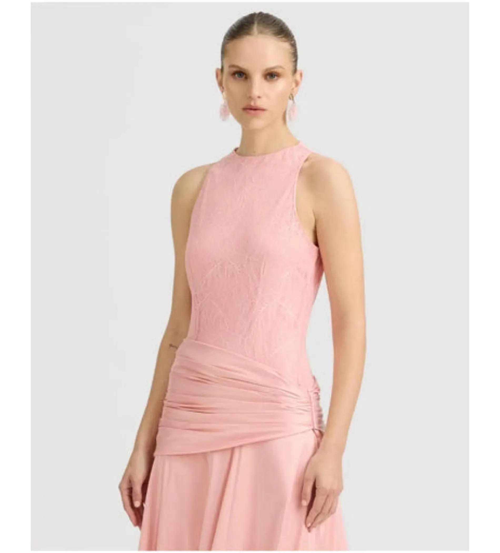 Sonya Moda Dalia Gown Pink Size 12  - Image 2