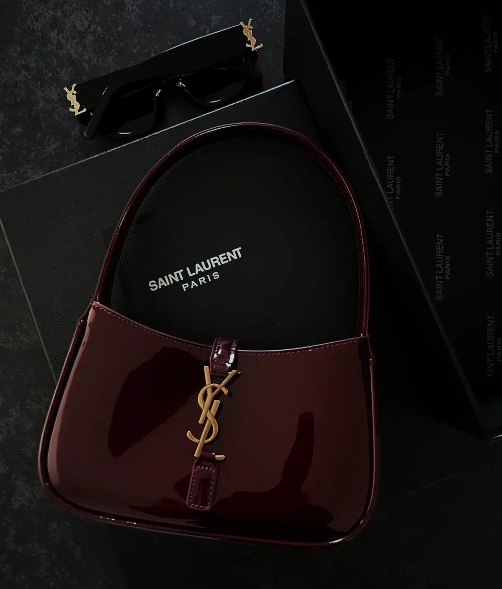 Saint Laurent Red Mini Le 5 À 7 - Image 4