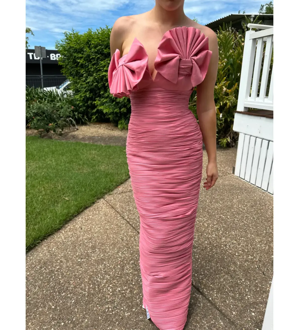 Rachel Gilbert Jensen Maxi Gown Peony Size 3/AU 12 - Image 2