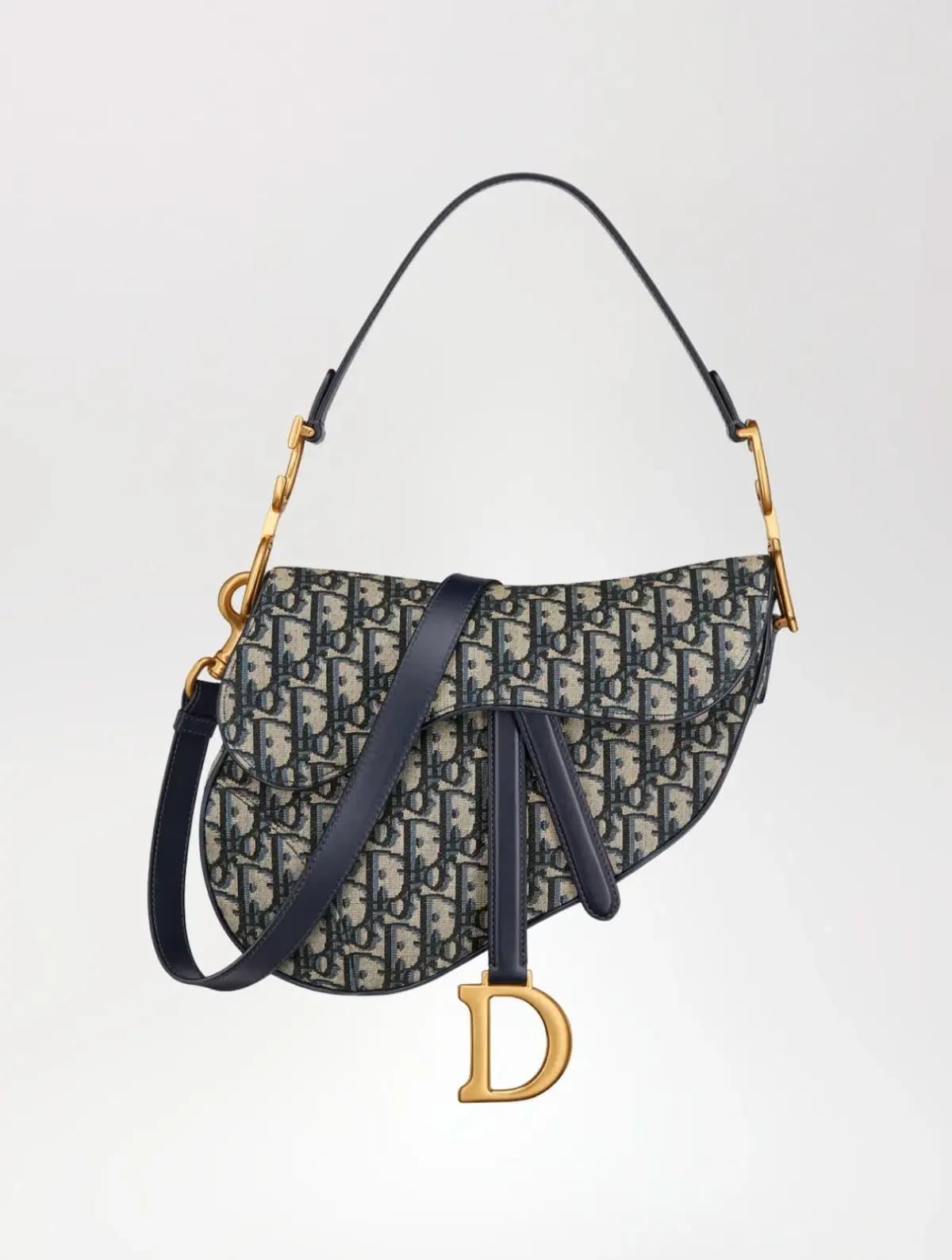 Dior Saddle Blue Oblique Jacquard - Image 1