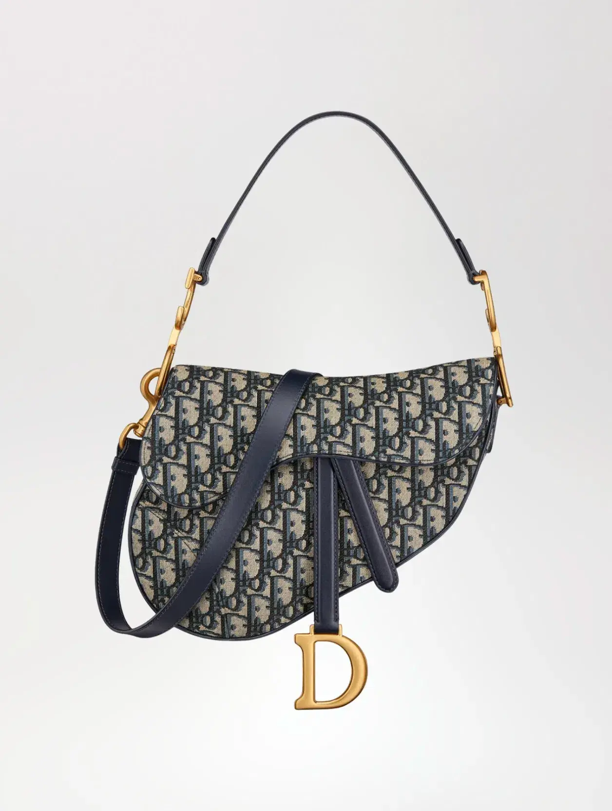 Dior Saddle Blue Oblique Jacquard - Image 1