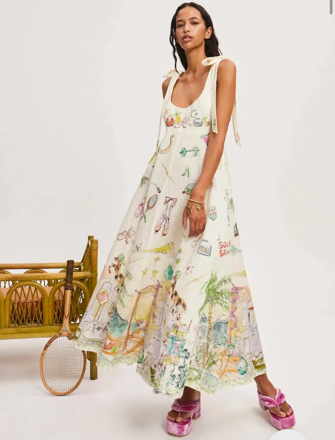 Alemais Anouk Ballet Sundress Size 8 - Image 2