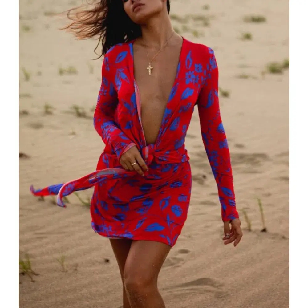 Rat & Boa Dress Petit Talitha Mini Long Sleeve Print Party Event  Size 6  for rent on The Volte - main image