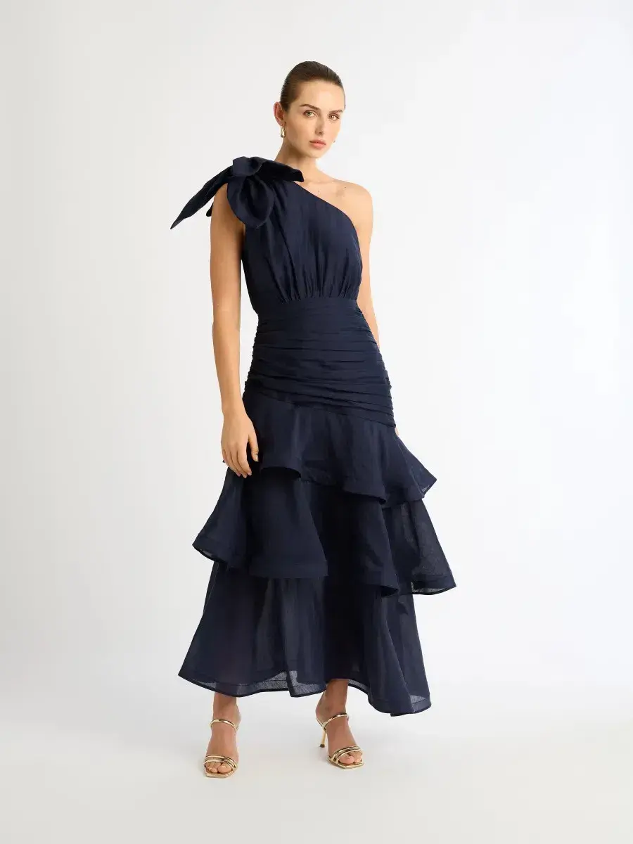 Sheike Casablanca Maxi Dress Navy Size 12 - Image 1