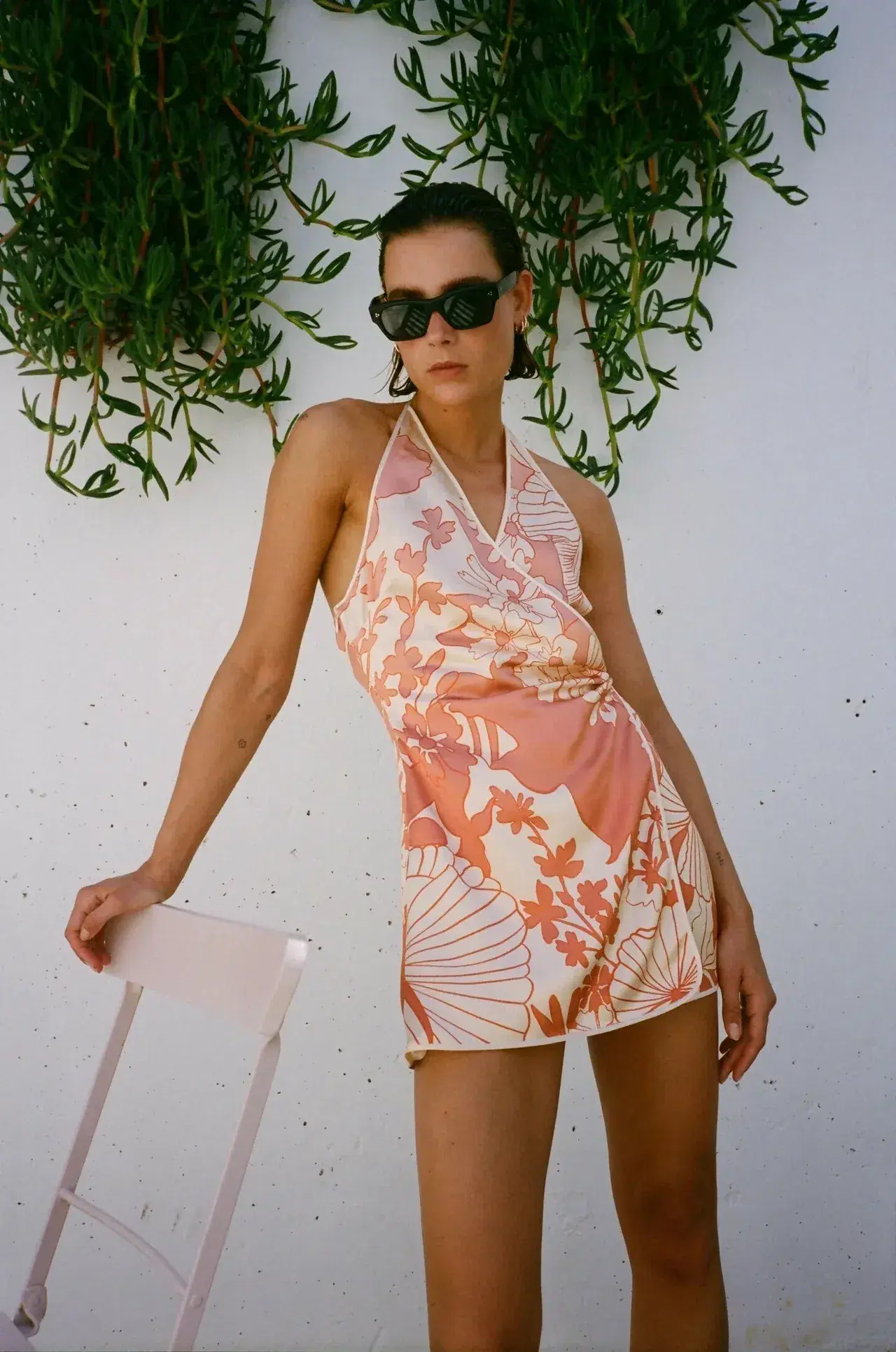 Sir The Label Como Twist Mini Dress Paradiso Print Size 8 - Image 1