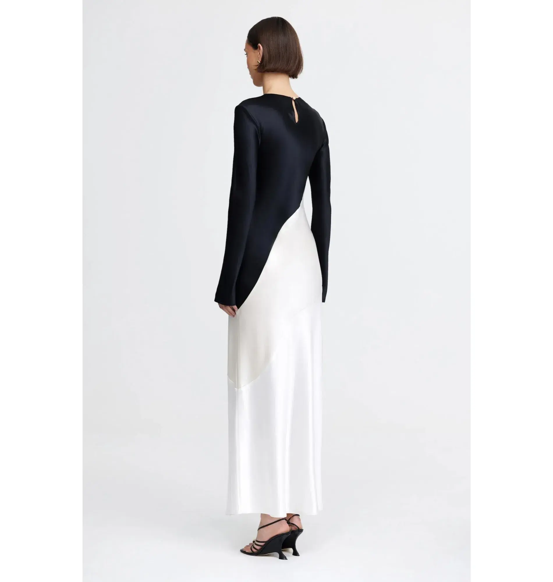 Acler Brockworth Midi Dress in Pearl Mix Size AU 10 - Image 3