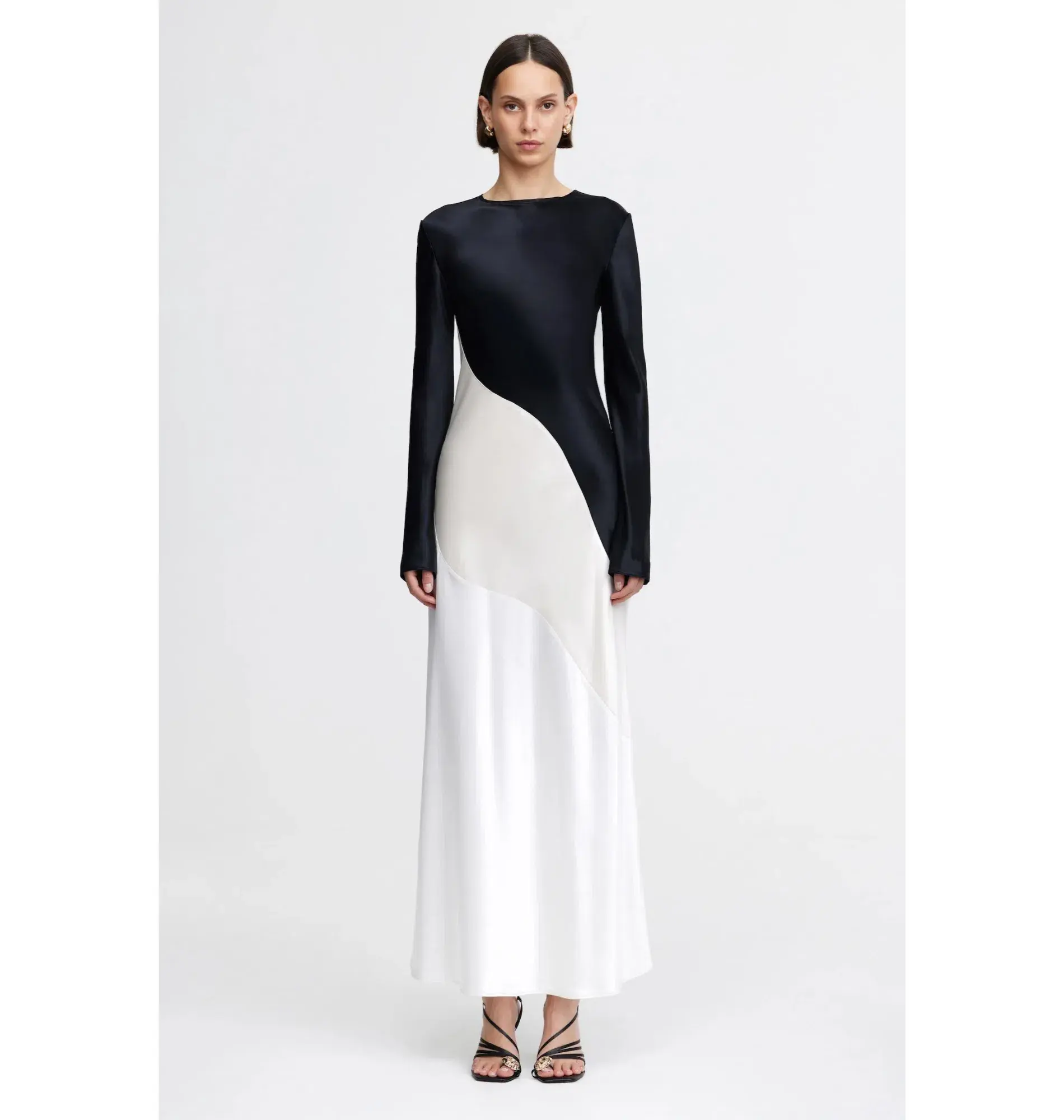 Acler Brockworth Midi Dress in Pearl Mix Size AU 10 - Image 1