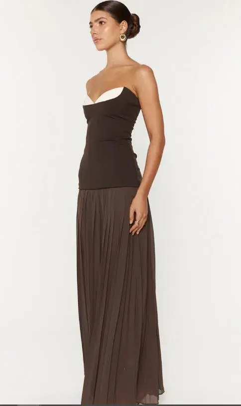 She Is Olla Nicolette Gown in Espresso Size AU 10 - Image 2