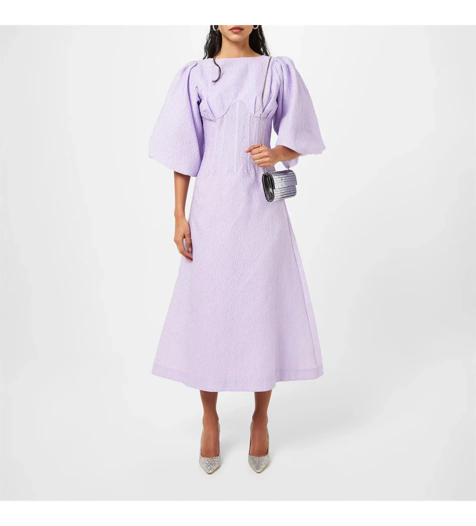 Rachel Gilbert Emiko Dress Lilac Size 16  - Image 1