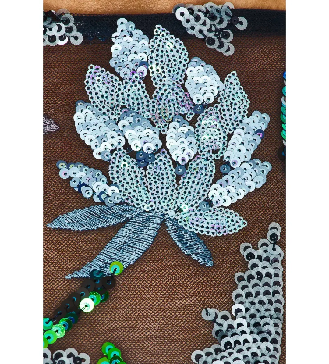 Bronx and Banco Zinna Embroidered Gown Navy Multi Size M/AU 10 for rent on The Volte - main image