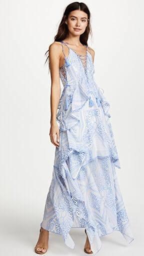 Thurley Positano Princess Maxi Dress size 8 - Image 1