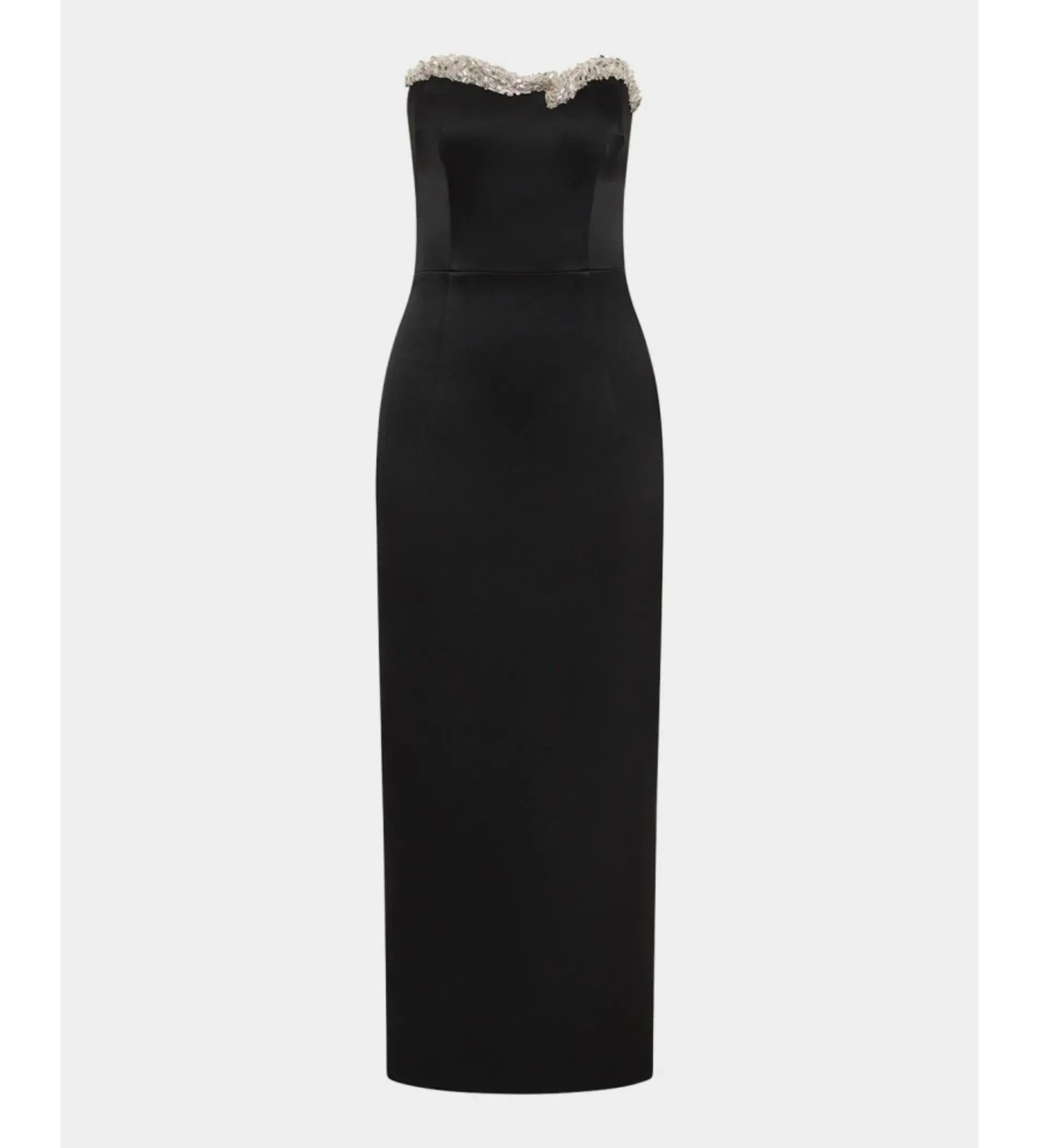 Rachel Gilbert Lorna Dress Gown Midi in Black Size 2 / Size AU 10  - Image 1
