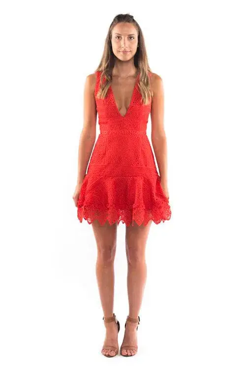 Kookai Francesca Dress Red Size 6 - Image 1