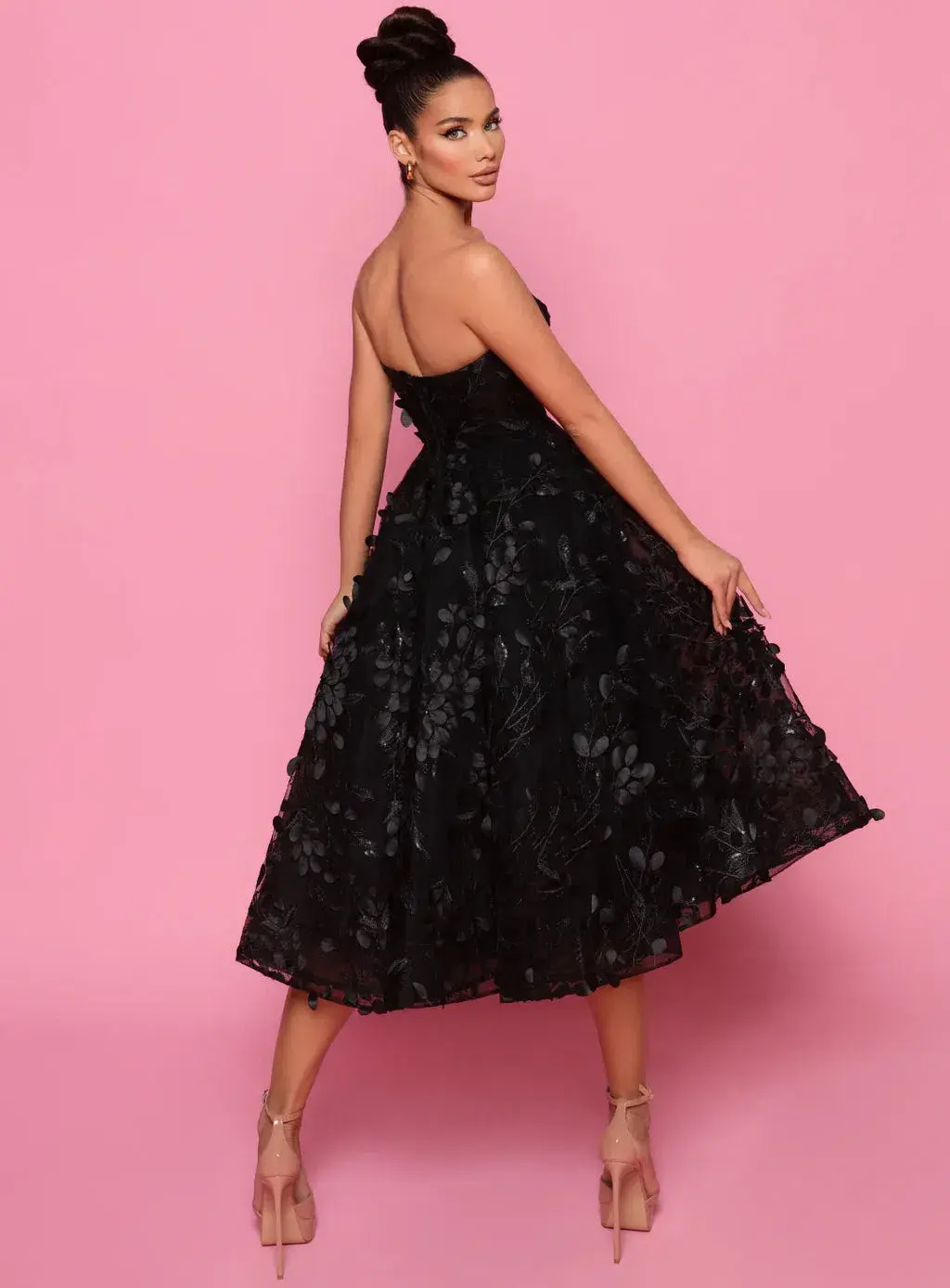 Allegra NP145 Dress By Nicoletta in Black Size AU 4 - Image 2