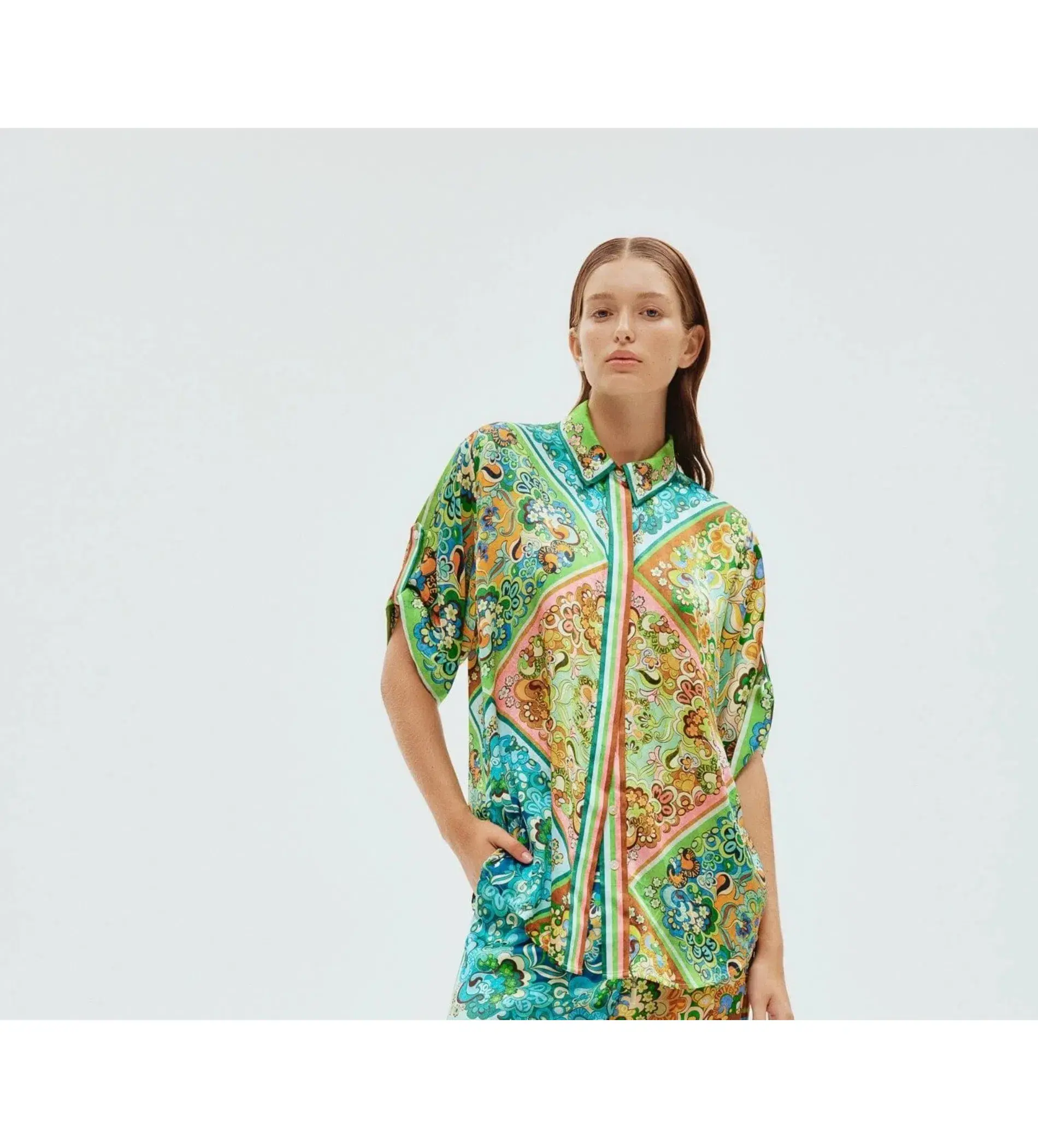 Alemais Dreamer Shirt Multi Print Size AU 6 - Image 2