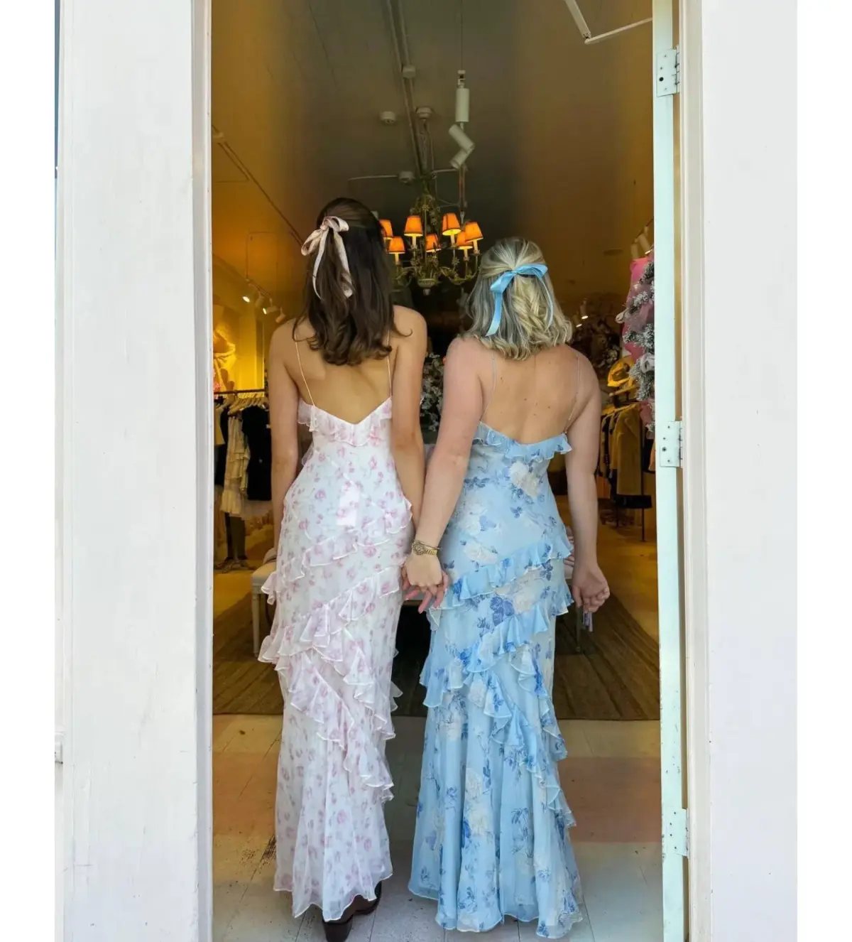 LoveShackFancy Whisper Blue Rialto Maxi in Blue Size US4/ AU 8 - Image 4