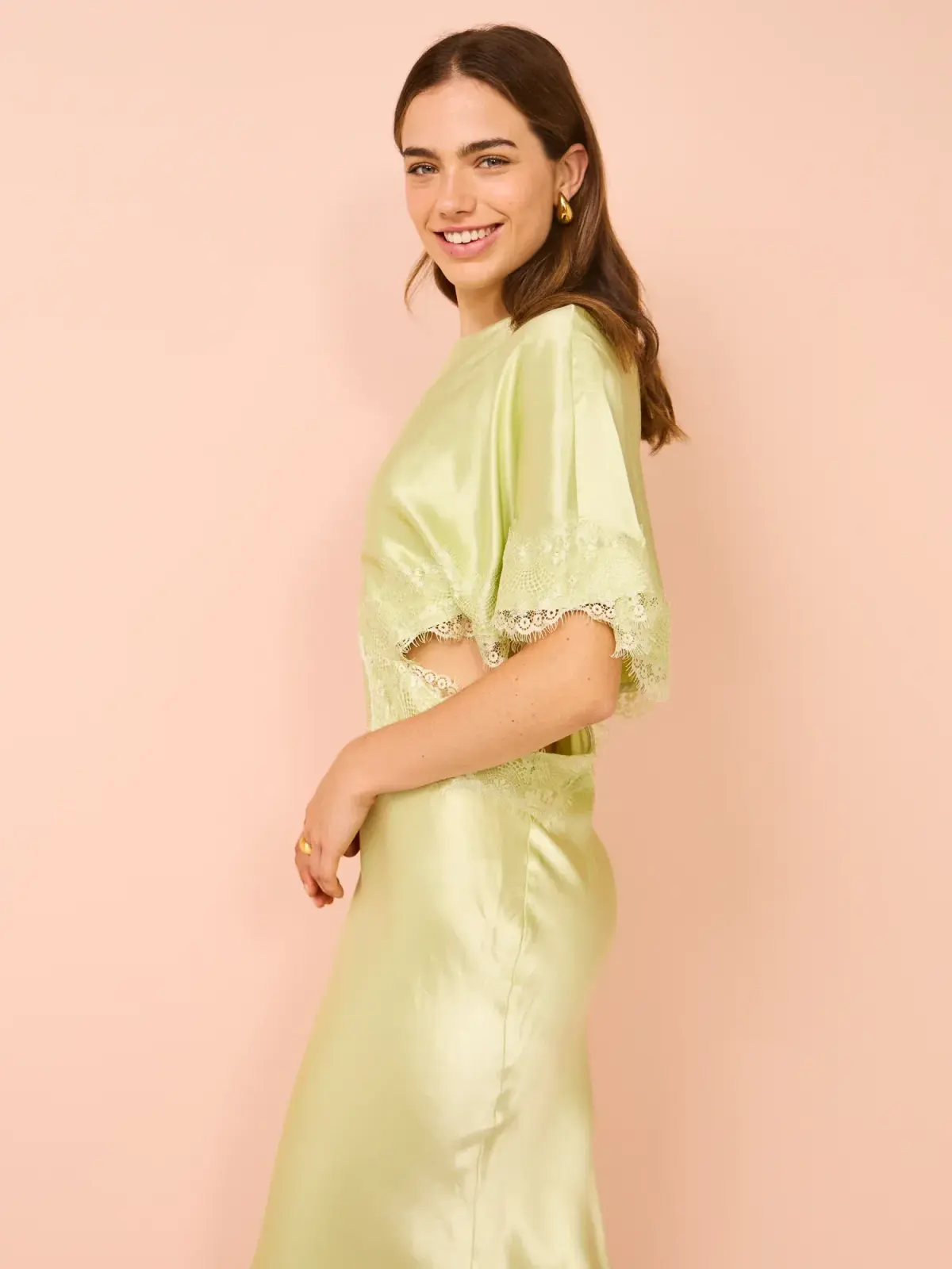 Nicky Asymmetric Sleeve Maxi Dress Size S/ AU 8  - Image 3